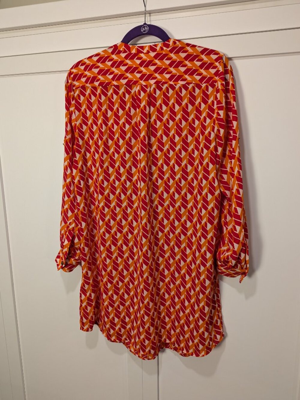 Banana Republic Geometric Print Dress | Effortless Summer | Sz 12P - Picture 3 of 6